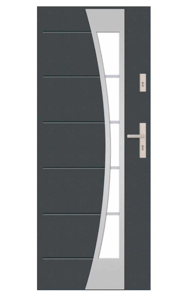 drzwi zewnętrzne Nabuco Inox 43